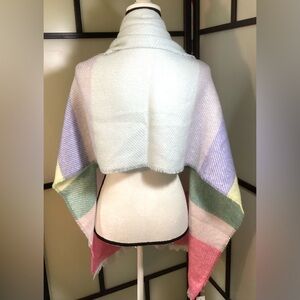 NEW Loft multicolor wrap/shawl/poncho.